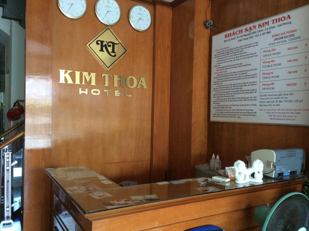 Kim Thoa Hotel Χάι Φονγκ Εξωτερικό φωτογραφία